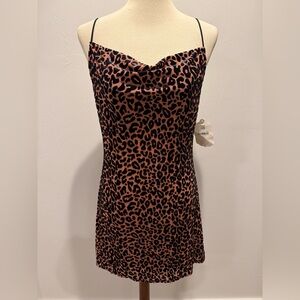NWT! Altar'd State Animal Print Mini Dress - Cheetah / Leopard